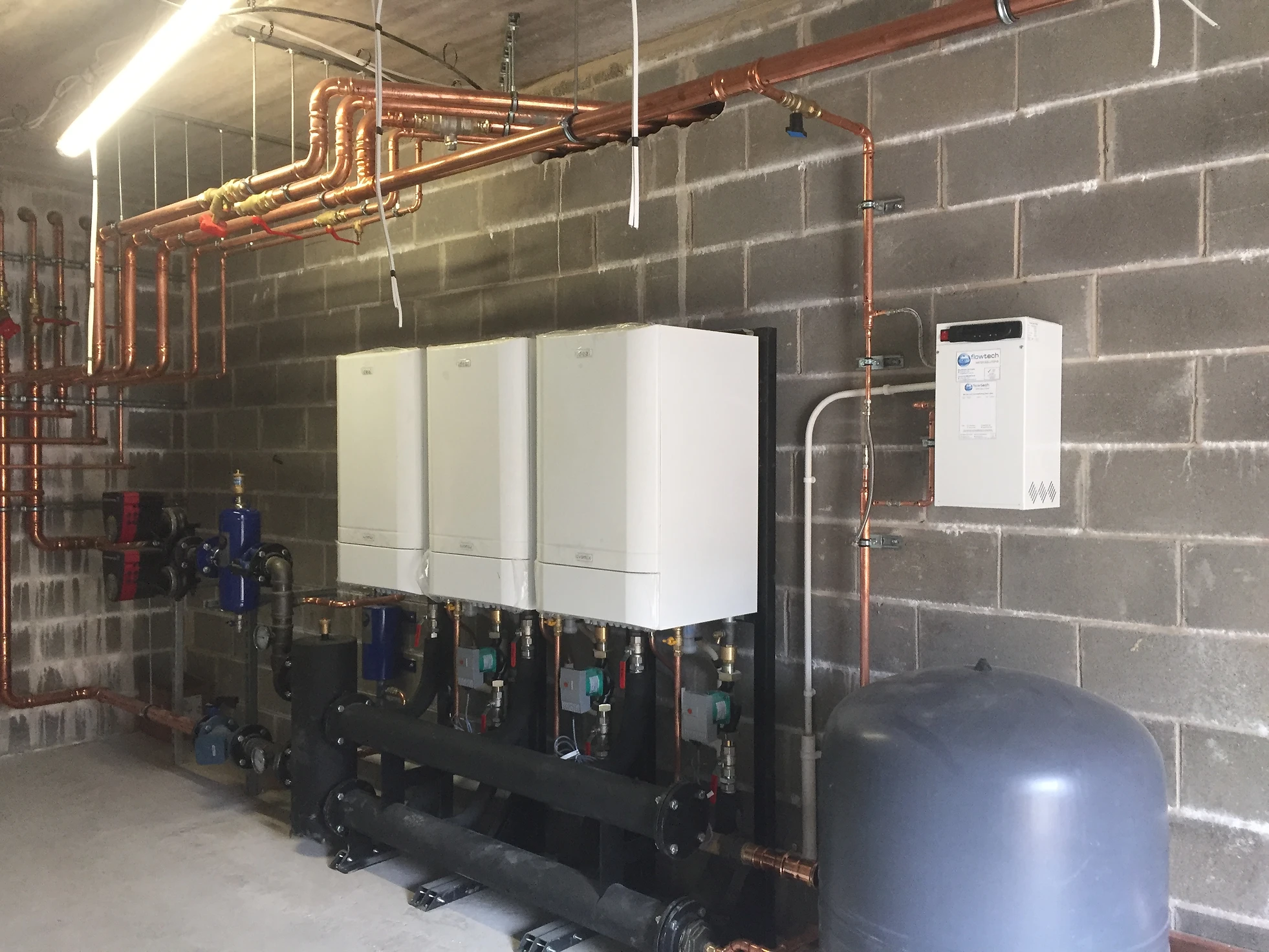 installation of two plant rooms